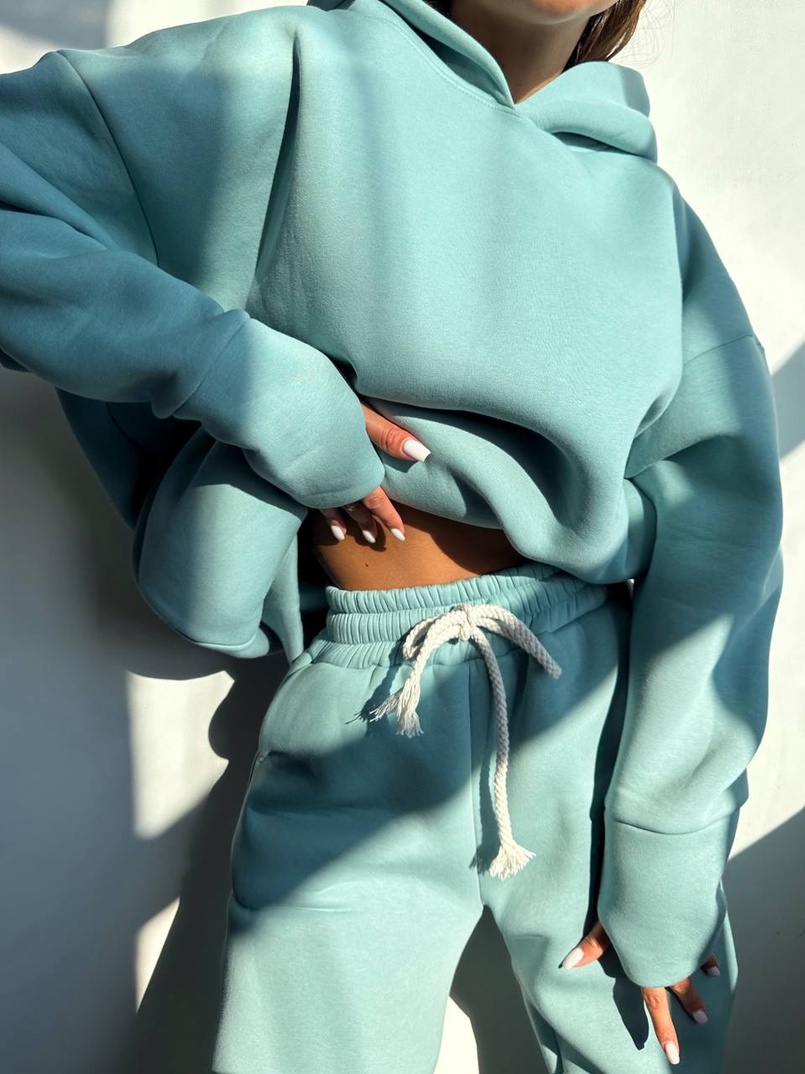 Теплий комплект: худі + спортивні штани Теплий комплект: худі + спортивні штани | PUSHKA SHOP