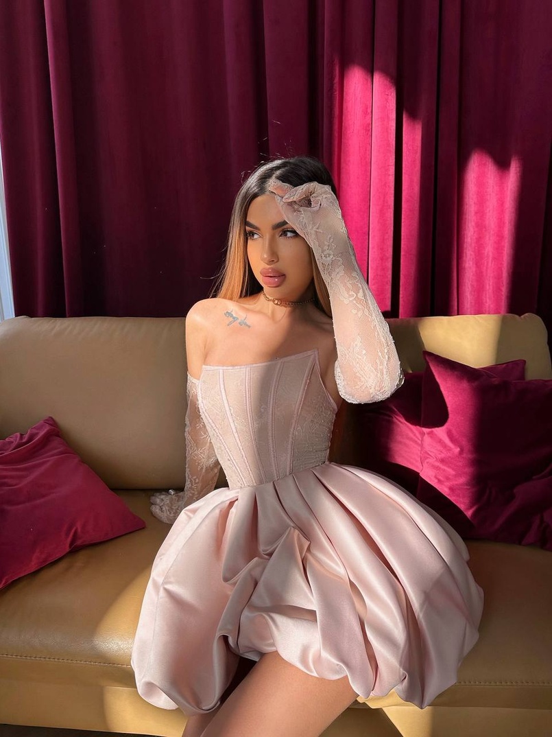 Комплект : мереживний корсет з рукавичками + спідниця балон Комплект : мереживний корсет з рукавичками + спідниця балон | PUSHKA SHOP