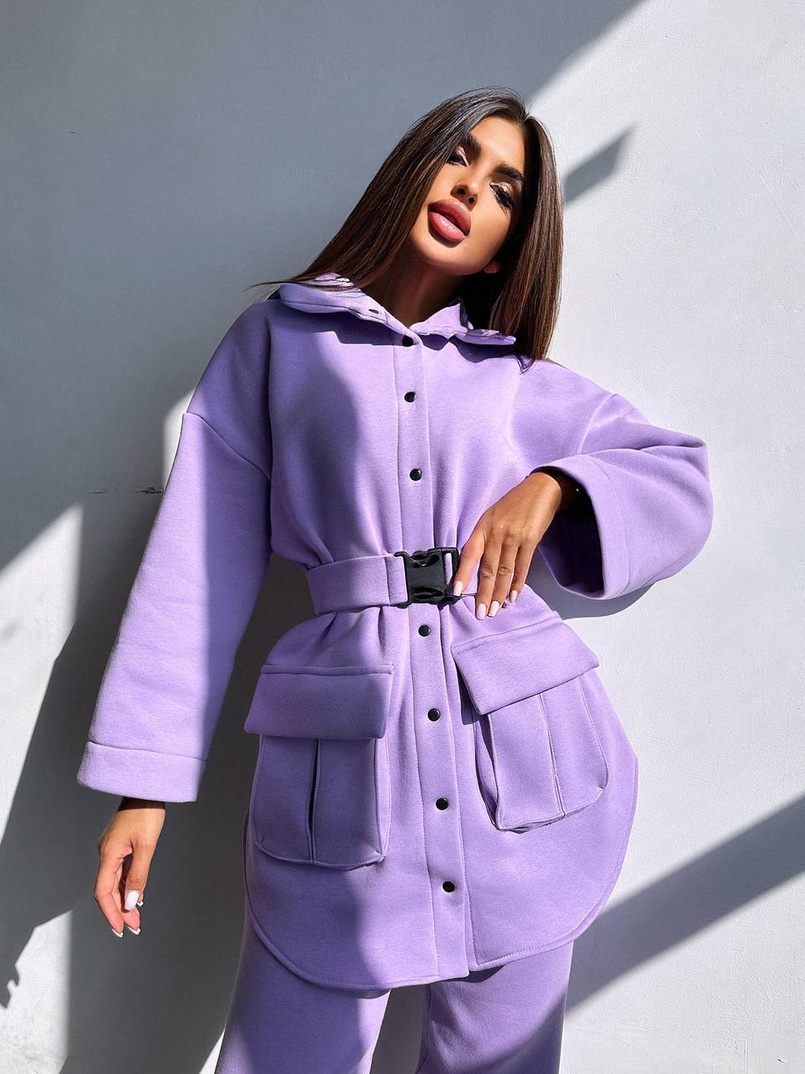 Комплект: тепла сорочка на кнопках + джоггери Комплект: тепла сорочка на кнопках + джоггери | PUSHKA SHOP