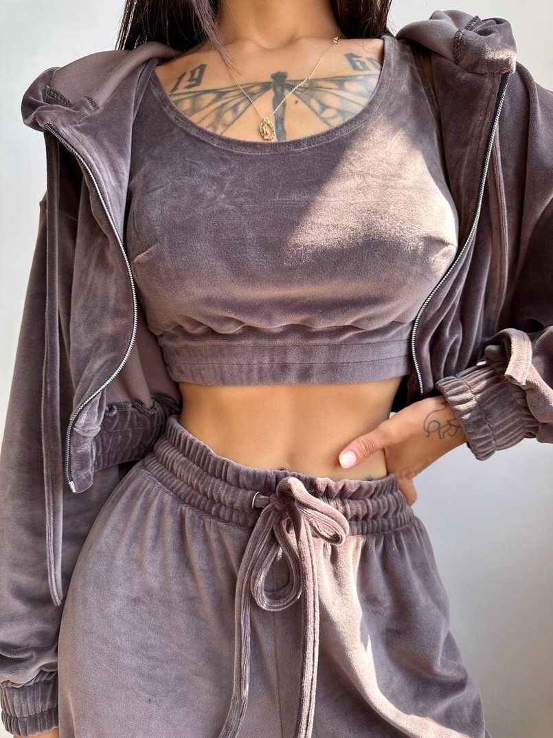 Велюровий комплект трійка  Велюровий комплект трійка  | PUSHKA SHOP