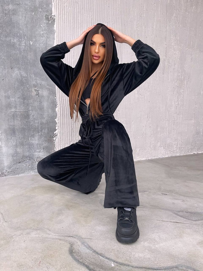 Велюровий комбінезон  Велюровий комбінезон  | PUSHKA SHOP