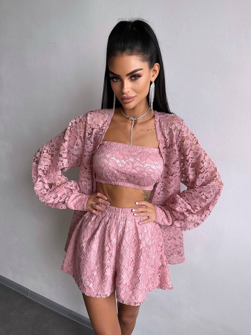 Мереживний комплект трійка  Мереживний комплект трійка  | PUSHKA SHOP