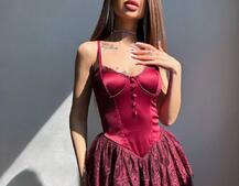 Атласний ромпер бюстьє  Атласний ромпер бюстьє  | PUSHKA SHOP