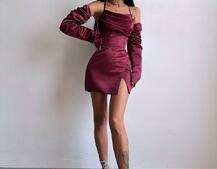 Комплект: корсет з рукавами    + спідниця міні з драпіруванням   Комплект: корсет з рукавами    + спідниця міні з драпіруванням   | PUSHKA SHOP