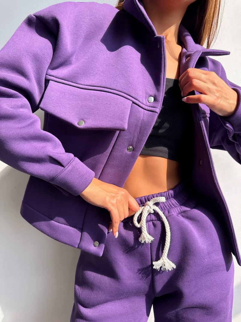 Комплект: тепла сорочка на кнопках + джоггери Комплект: тепла сорочка на кнопках + джоггери | PUSHKA SHOP