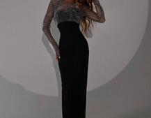 Сукня міді з сяючим топом  Сукня міді з сяючим топом  | PUSHKA SHOP