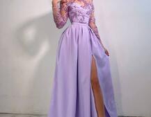 Платье макси с пайетками и разрезом на юбке Платье макси с пайетками и разрезом на юбке | PUSHKA SHOP