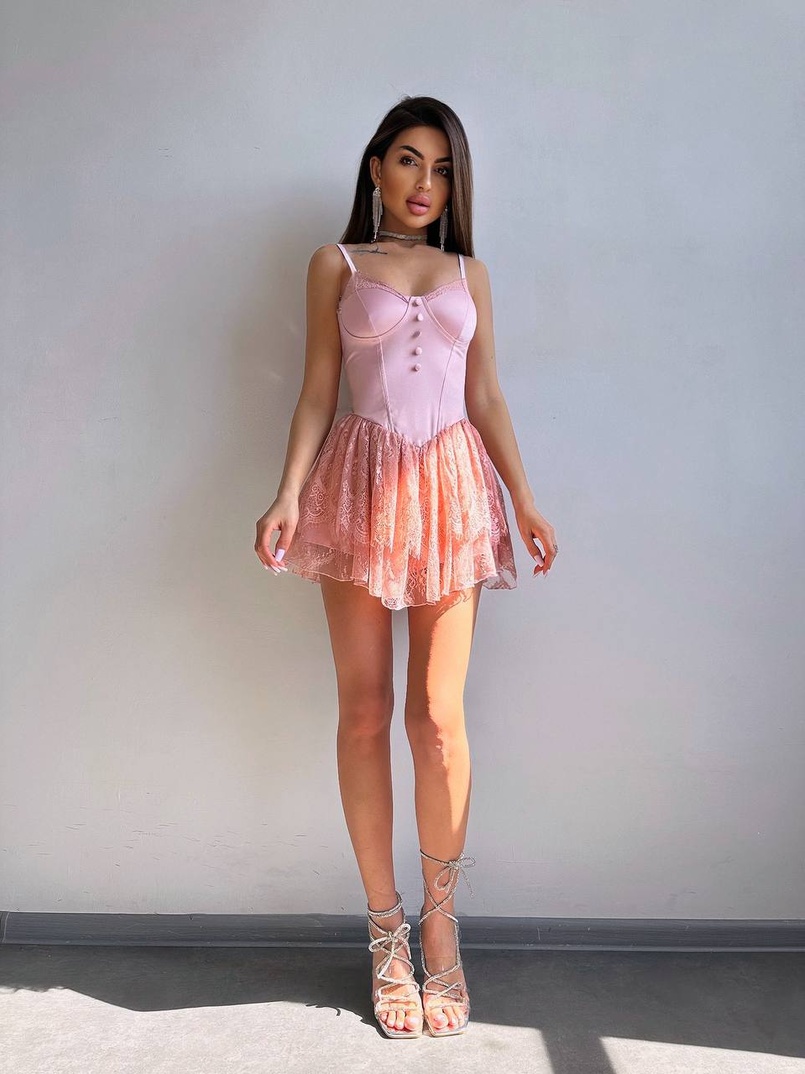 Атласний ромпер бюстьє  Атласний ромпер бюстьє  | PUSHKA SHOP