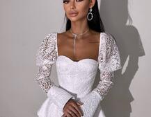 Мереживна сукня з чашечками  Мереживна сукня з чашечками  | PUSHKA SHOP