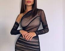 Міні сукня з драпіруванням   Міні сукня з драпіруванням   | PUSHKA SHOP