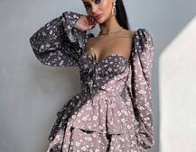 Корсетна сукня -бюстьє з пишною спідницею  Корсетна сукня -бюстьє з пишною спідницею  | PUSHKA SHOP