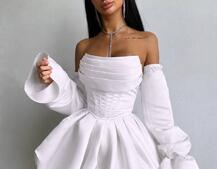Комплект : корсет з рукавами  + спідниця балон  | PUSHKA SHOP