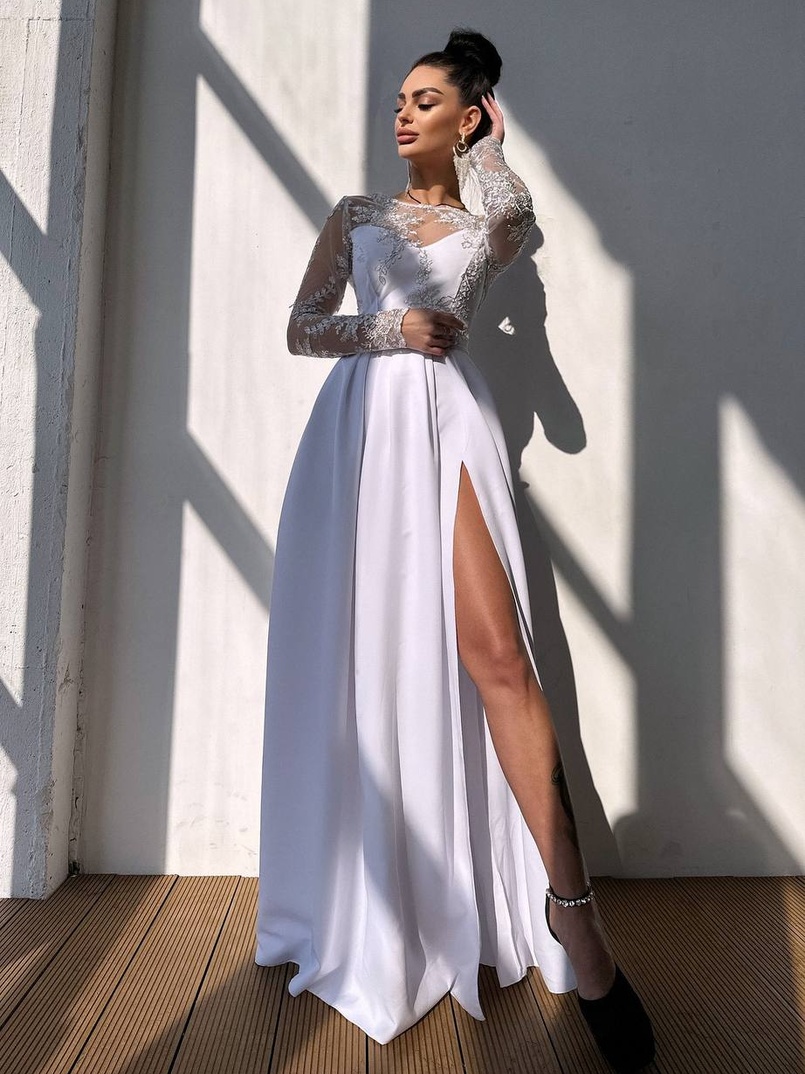 Сукня максі з мереживом  Сукня максі з мереживом  | PUSHKA SHOP