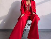 Костюм:  піджак на підкладці, штани+ корсет Костюм:  піджак на підкладці, штани+ корсет | PUSHKA SHOP