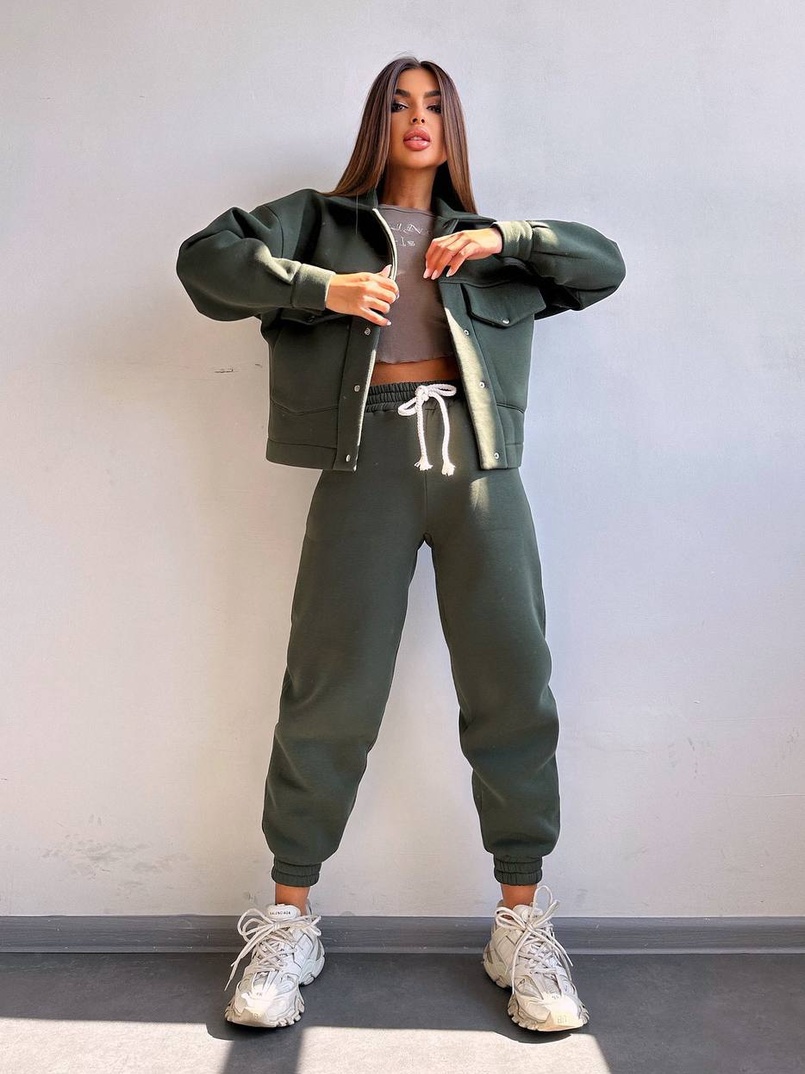 Комплект: тепла сорочка на кнопках + джоггери Комплект: тепла сорочка на кнопках + джоггери | PUSHKA SHOP