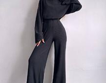 Трикотажний базовий комплект: світшот + штани  Трикотажний базовий комплект: світшот + штани  | PUSHKA SHOP