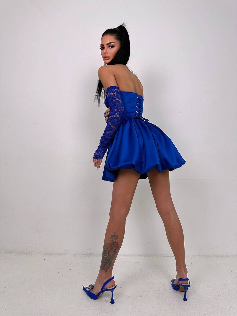 Комплект: мереживний корсет бюстьє + корсетна спідниця | PUSHKA SHOP