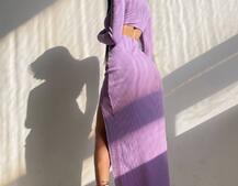 Трикотажный комплект: топ с чашечками push up + юбка миди с разрезом  Трикотажный комплект: топ с чашечками push up + юбка миди с разрезом  | PUSHKA SHOP