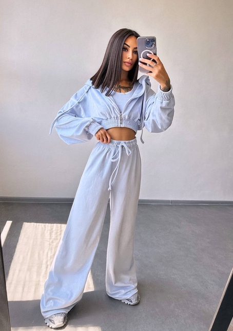 Велюровий комплект трійка  | PUSHKA SHOP