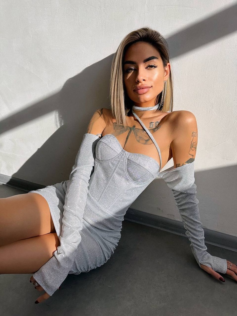 Сяюча корсетна сукня бюстьє | PUSHKA SHOP