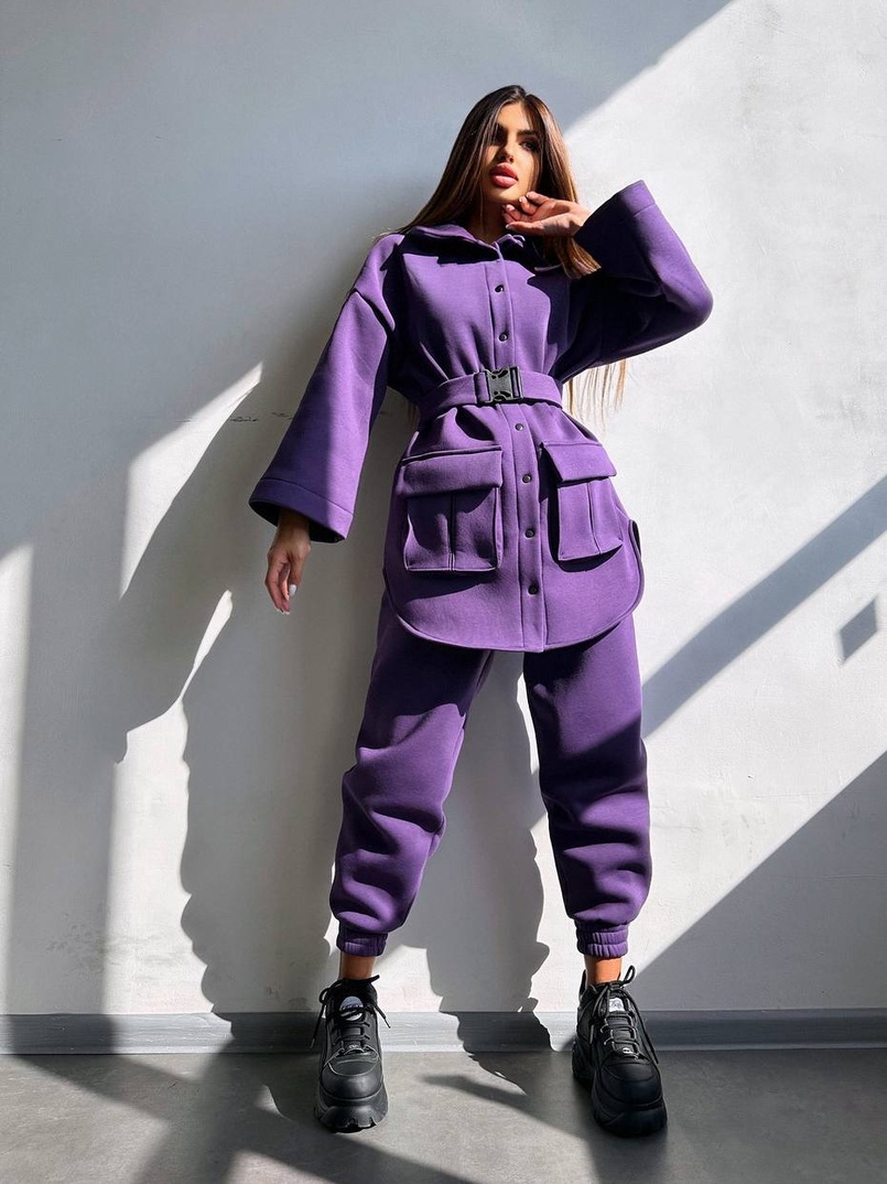 Комплект: тепла сорочка на кнопках + джоггери Комплект: тепла сорочка на кнопках + джоггери | PUSHKA SHOP