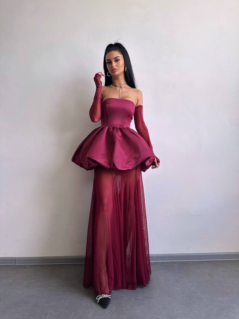 Вишуканий комплект із сукні та спідниці із сітки ✨ | PUSHKA SHOP