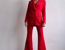 Костюм: піджак на підкладці, штани кльош+ жилет  Костюм: піджак на підкладці, штани кльош+ жилет  | PUSHKA SHOP