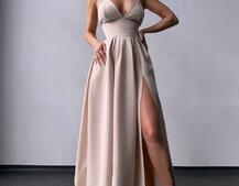 Сукня максі  з корсетним верхом і чашечками  | PUSHKA SHOP