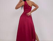 Атласна сукня максі  | PUSHKA SHOP