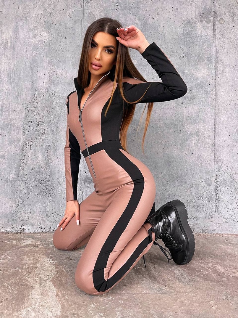 Комбінезон з еко-шкіри  Комбінезон з еко-шкіри  | PUSHKA SHOP