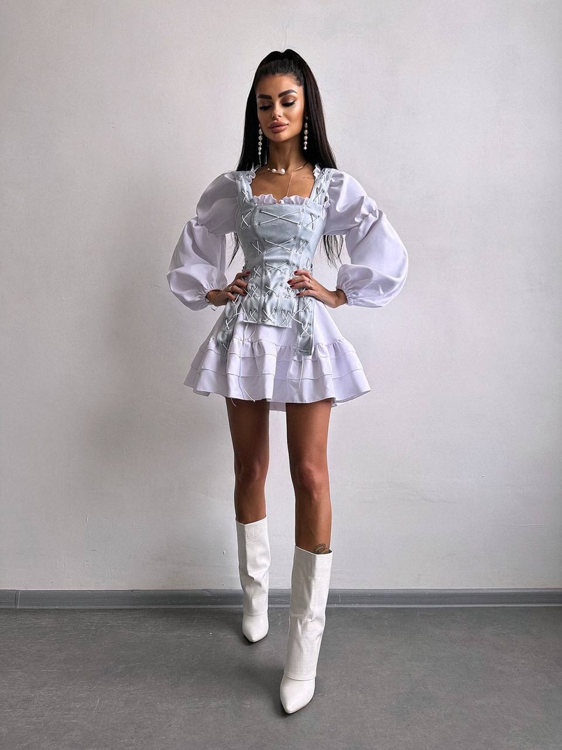 Комплект: сукня + корсет  Комплект: сукня + корсет  | PUSHKA SHOP