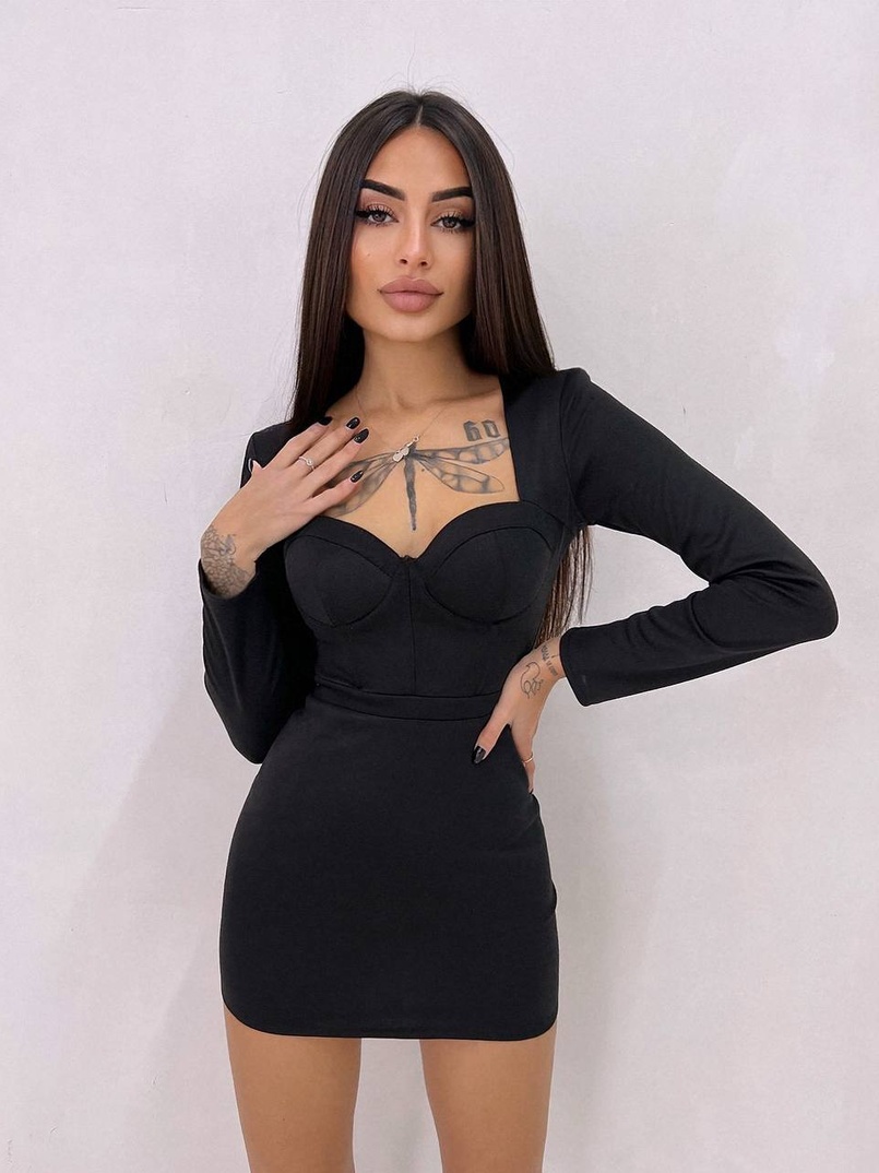 Сукня із чашечками з ефектом push up Сукня із чашечками з ефектом push up | PUSHKA SHOP