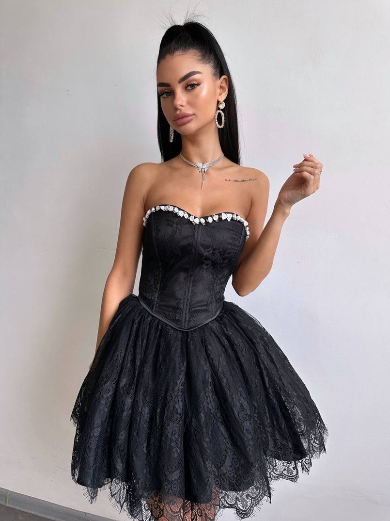 Романтичний комплект із корсета та мереживної спідниці ✨ | PUSHKA SHOP