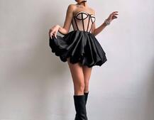 Комплект : корсет  з чашечками+ спідниця балон  | PUSHKA SHOP