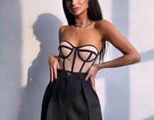 Костюм:  піджак на підкладці, штани+ корсет Костюм:  піджак на підкладці, штани+ корсет | PUSHKA SHOP