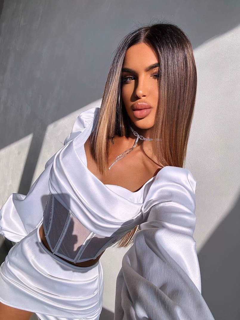 Комплект: корсет, декорований стразами   + спідниця міні з драпіруванням  Комплект: корсет, декорований стразами   + спідниця міні з драпіруванням  | PUSHKA SHOP