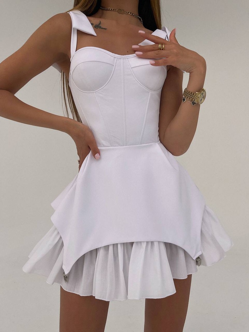 Сукня з чашечками та елементами корсету  Сукня з чашечками та елементами корсету  | PUSHKA SHOP