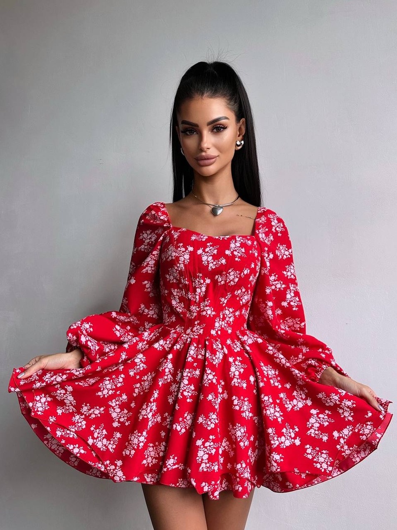 Корсетна сукня з подвійною спідницею  Корсетна сукня з подвійною спідницею  | PUSHKA SHOP