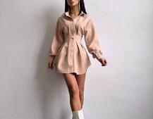 Приталена сорочка + корсет  | PUSHKA SHOP