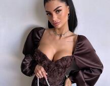 Комплект : корсет + спідниця максі | PUSHKA SHOP