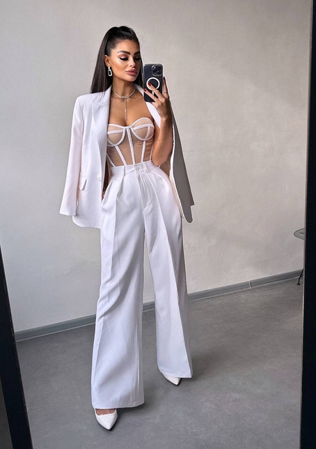 Костюм:  піджак на підкладці, штани+ корсет | PUSHKA SHOP