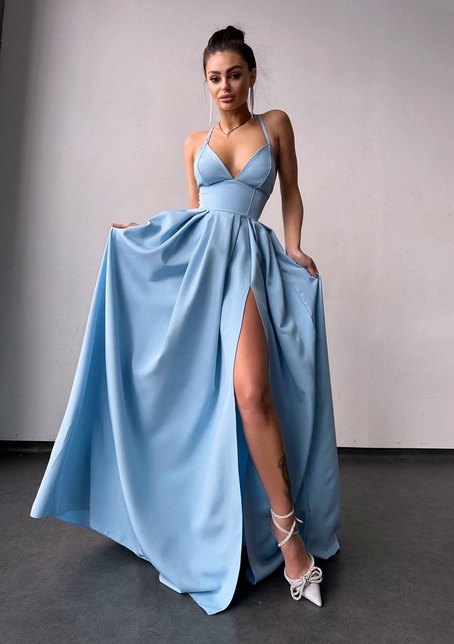 Сукня максі  з корсетним верхом і чашечками  | PUSHKA SHOP