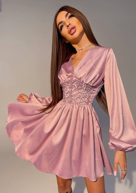 Корсетное платье с пышной юбкой   | PUSHKA SHOP