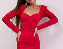 Сукня із чашечками з ефектом push up Сукня із чашечками з ефектом push up | PUSHKA SHOP