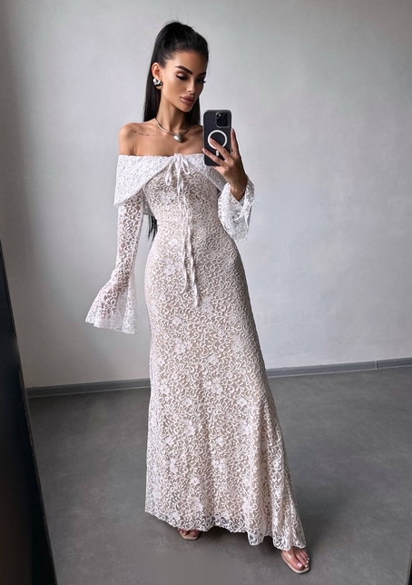 Мереживна сукня максі   Мереживна сукня максі   | PUSHKA SHOP