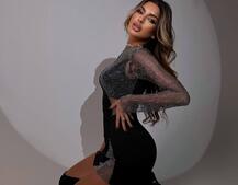 Сукня декорована сіткою із стразами міні або міді Сукня декорована сіткою із стразами міні або міді | PUSHKA SHOP