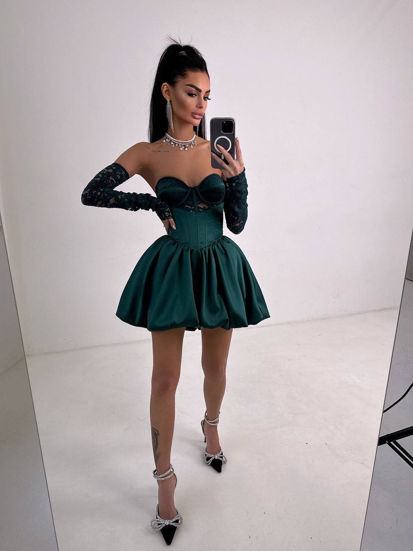 Комплект: мереживний корсет бюстьє + корсетна спідниця Комплект: мереживний корсет бюстьє + корсетна спідниця | PUSHKA SHOP