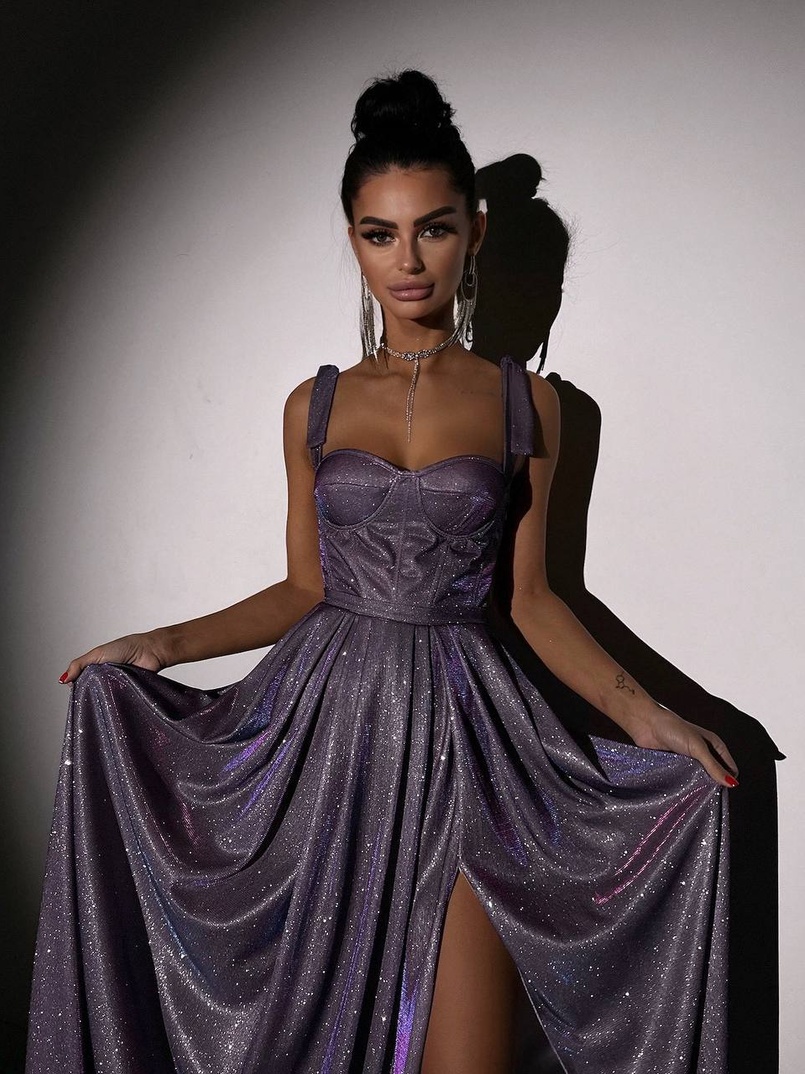 ✨Блискуча сукня максі з чашечками ✨ ✨Блискуча сукня максі з чашечками ✨ | PUSHKA SHOP