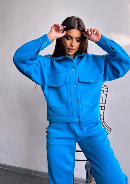 Комплект: тепла сорочка на кнопках + джоггери | PUSHKA SHOP