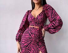 Комплект: топ із зав'язками на талії + спідниця міді з розрізом Комплект: топ із зав'язками на талії + спідниця міді з розрізом | PUSHKA SHOP